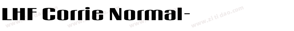 LHF Corrie Normal字体转换